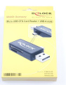 Delock Cable/plugs/adapter - Micro Usb Otg Card Reader + Usb A Male